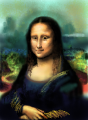 Mona Lisa painting