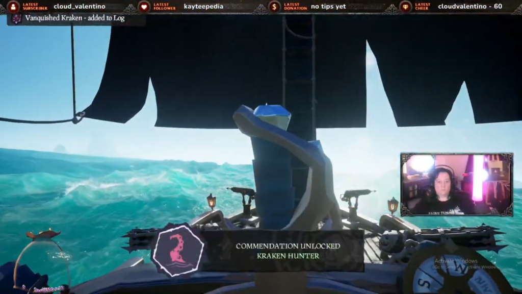 Screenshot Sea of Thieves - Kraken Hunter Commendation